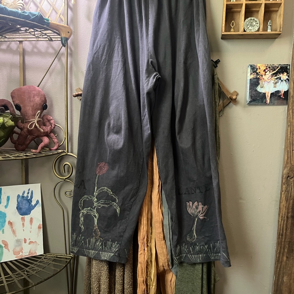 2 Vintage Blue Fish pants lot